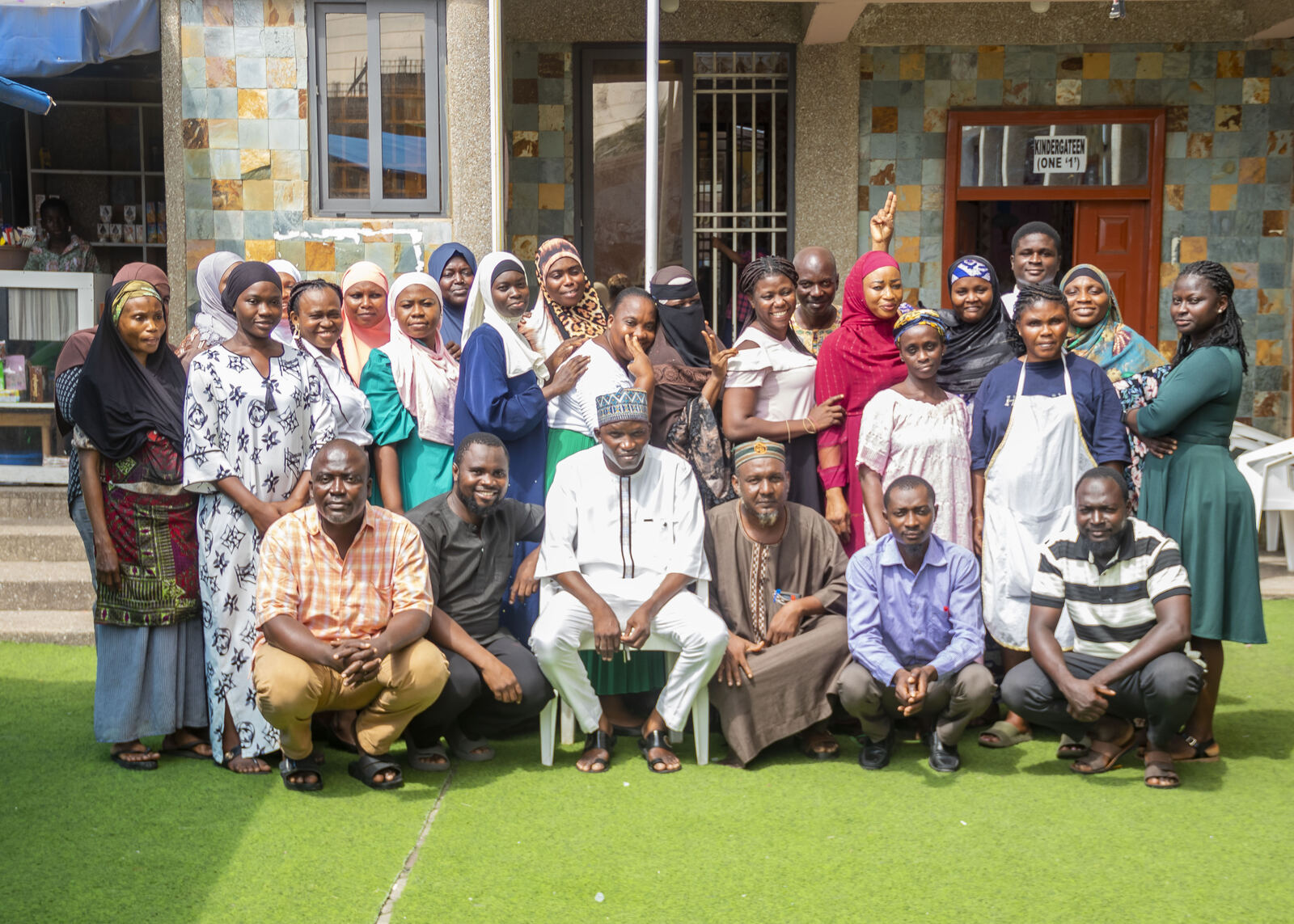 Full staff of Darussalam Islamic School